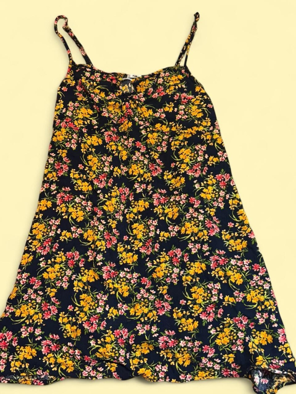 Navy Floral Mini Dress!